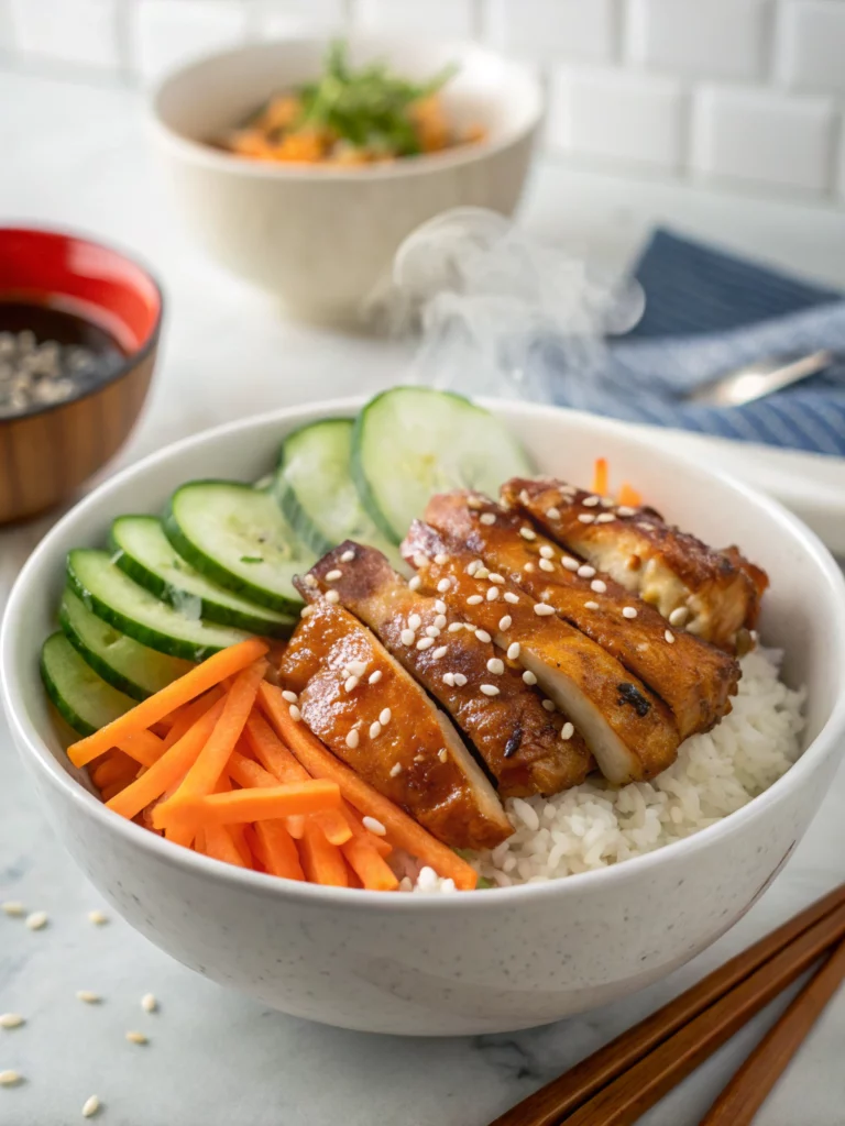 The Best Teriyaki Chicken Rice Bowl
